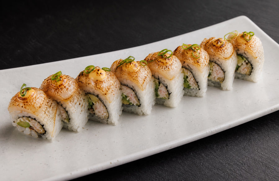 Aburi Scallop Roll