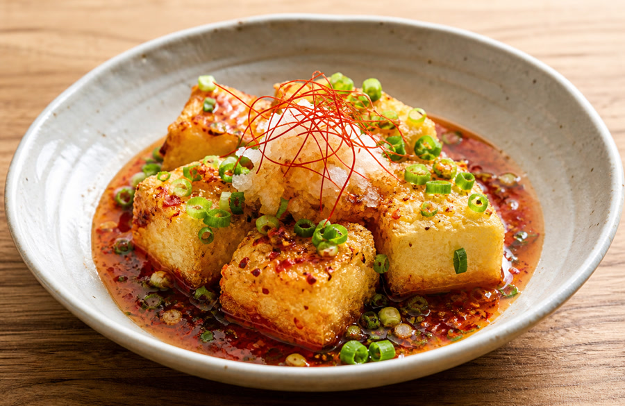 Spicy Agedashi Tofu