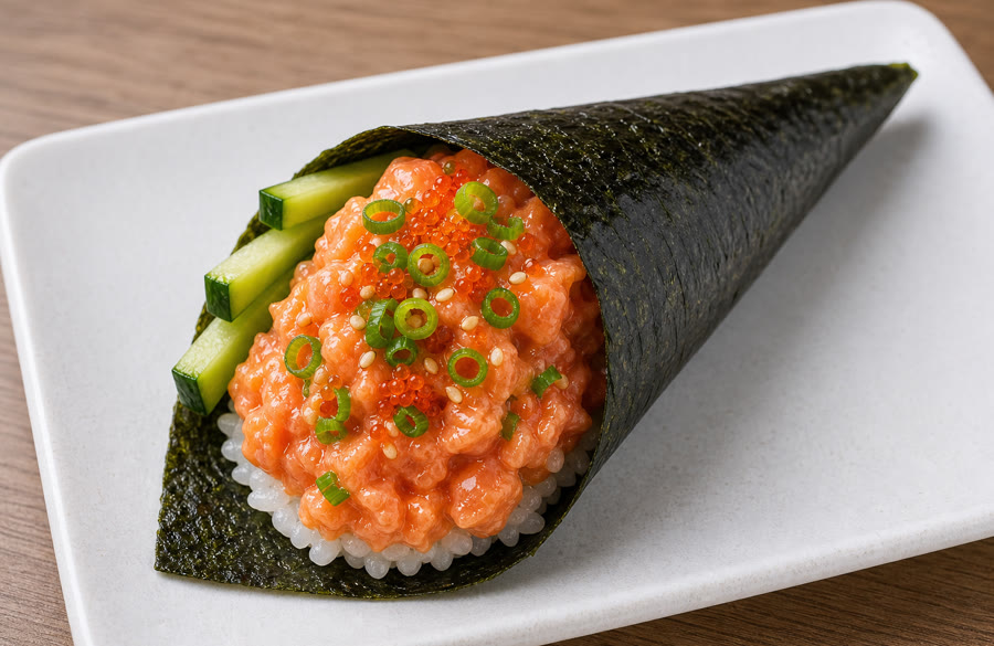 Spicy Salmon Cone
